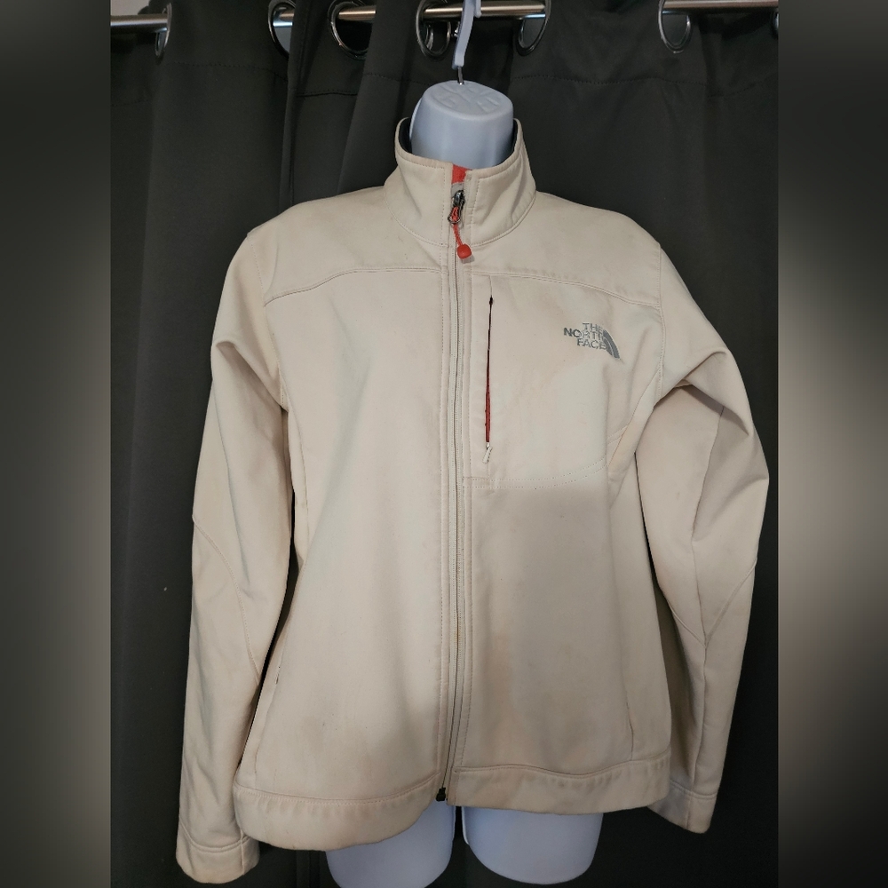 The North Face Beige Full-Zip Jacket